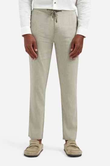 NO-EXCESS Broek BROEK MET LINNEN 317140211 044 TAUPE