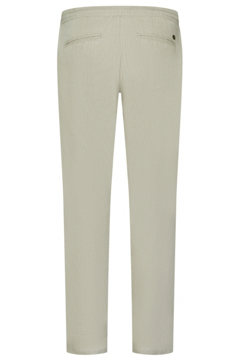 NO-EXCESS taupe heren broek | Achteraanzicht