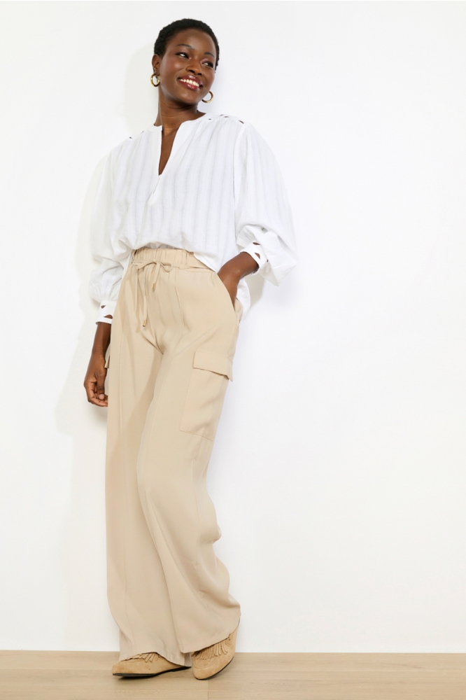 LolaLiza beige dames broek | Model