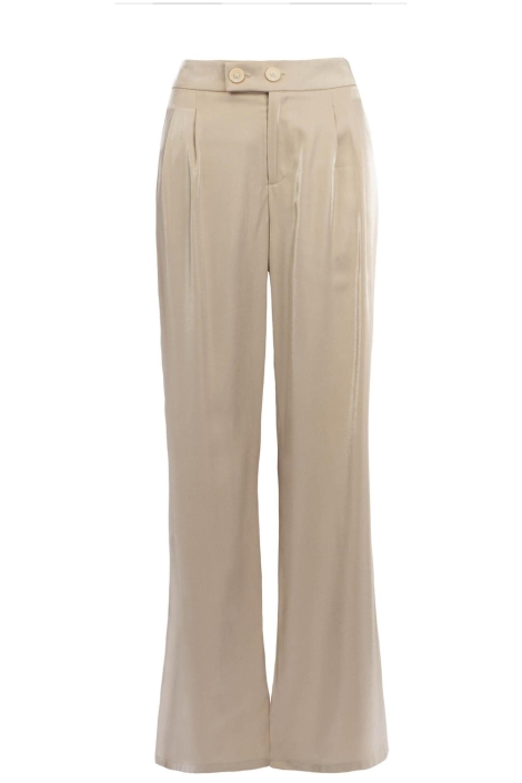 I-coni-K beige dames broek | Vooraanzicht