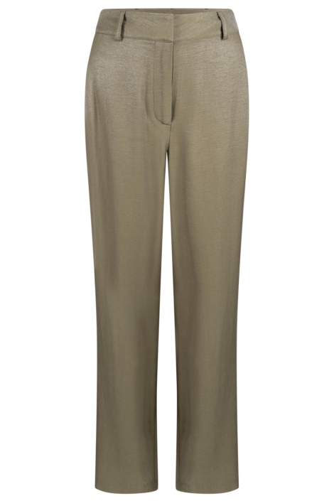 Juffrouw Jansen groene dames broek | Vooraanzicht