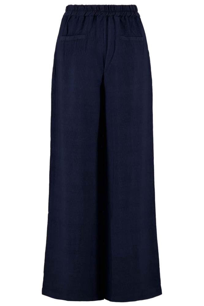 Zusss blauwe dames broek | Achteraanzicht