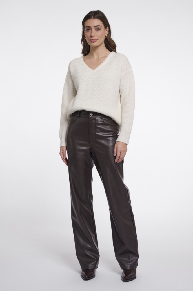 Rino & Pelle bruine dames broek | Model