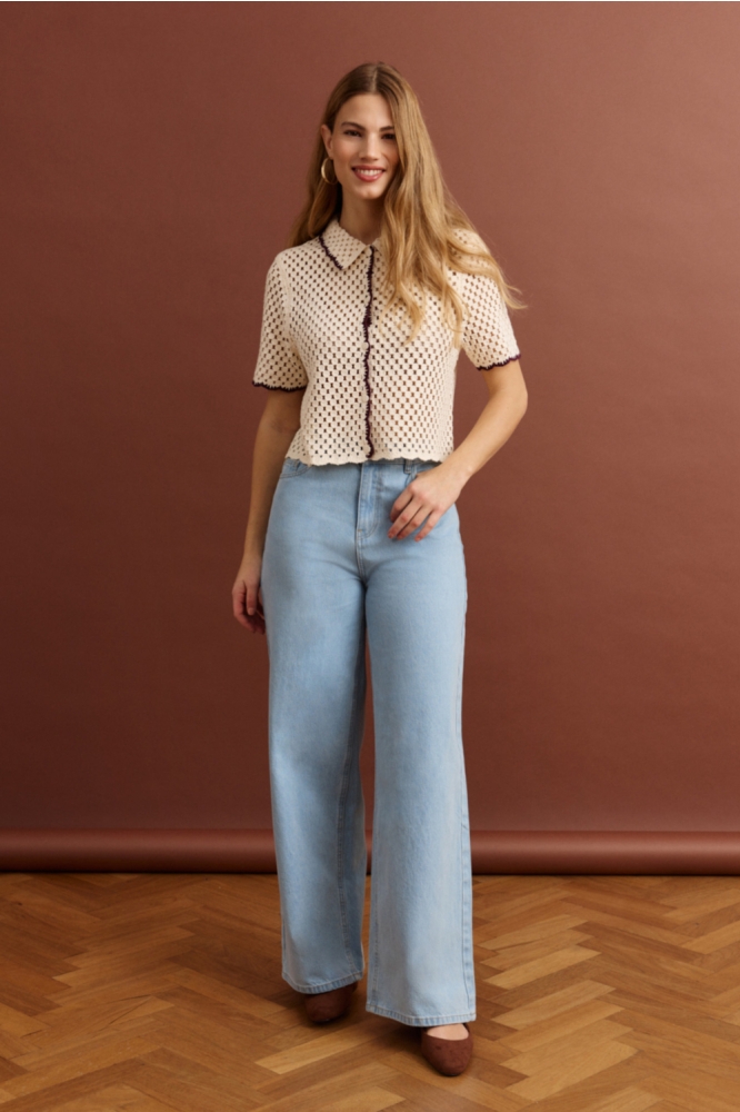 LolaLiza blauwe dames jeans | Model