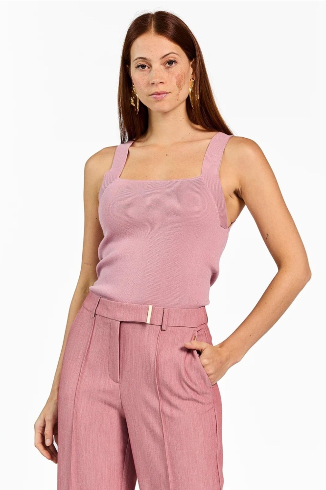 Aaiko roze dames broek | Close up