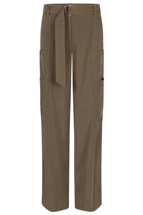 Aaiko groene dames broek | Vooraanzicht