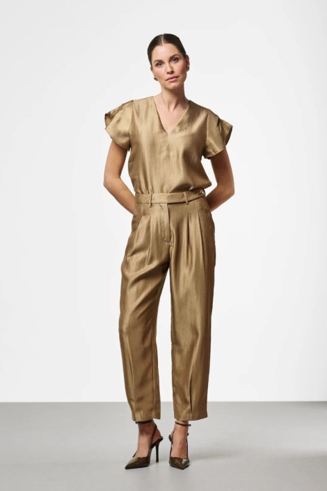 Aaiko gouden dames broek | Model