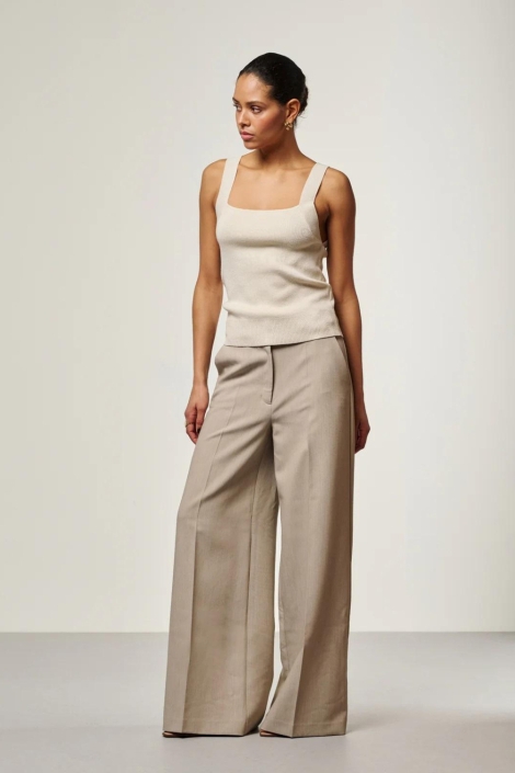 Aaiko beige dames broek | Model