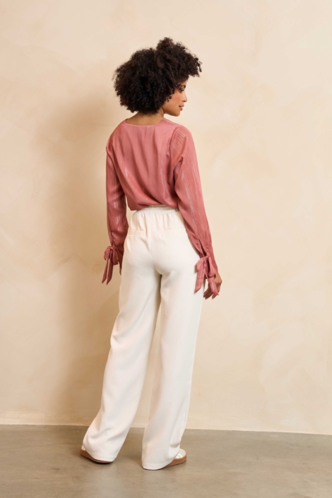 Lofty Manner ecru dames broek | Model