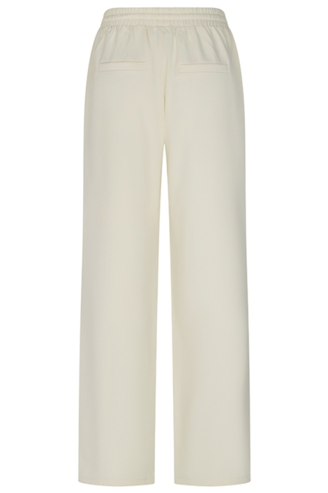 Lofty Manner ecru dames broek | Achteraanzicht