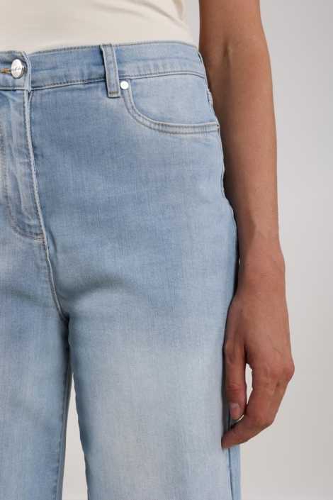 Nukus blauwe dames jeans | Close up