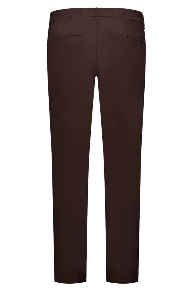 NO-EXCESS bruine heren broek | Achteraanzicht