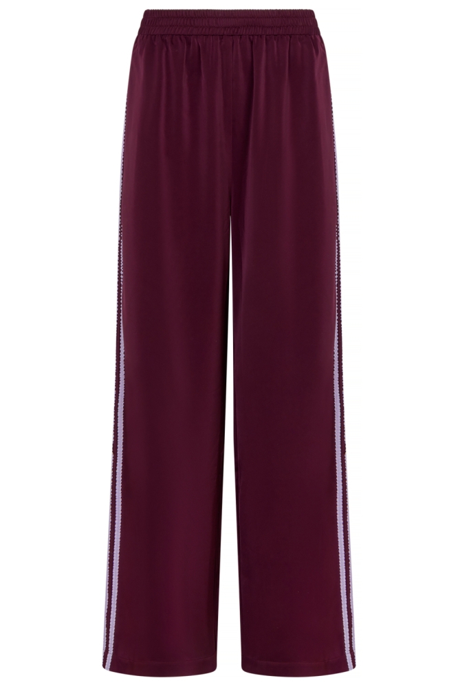 Studio Amaya paarse dames broek | Vooraanzicht