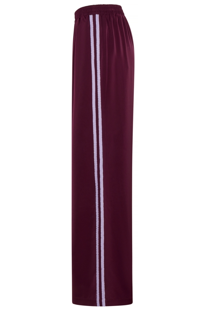 Studio Amaya paarse dames broek | Zijaanzicht
