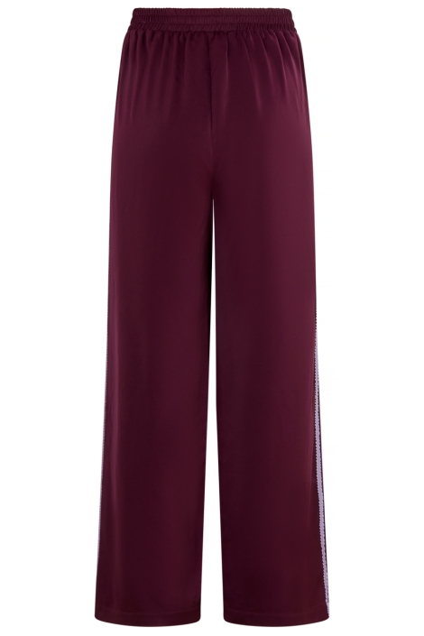 Studio Amaya paarse dames broek | Achteraanzicht
