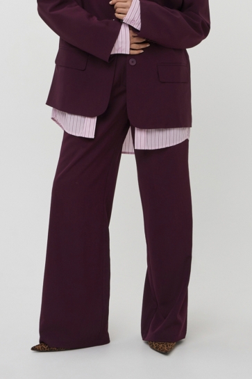 Studio Amaya Broek JACKIE PANTS BORDEAUX 263ST 49 603 Bordeaux