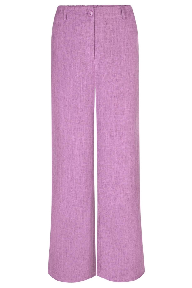 Ydence paarse dames broek | Vooraanzicht