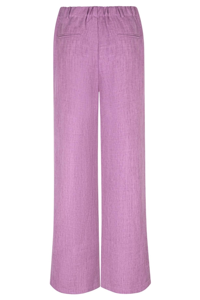 Ydence paarse dames broek | Achteraanzicht