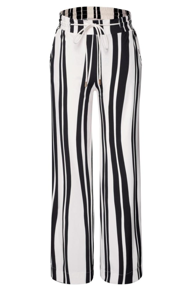 Kimara ecru dames broek | Vooraanzicht