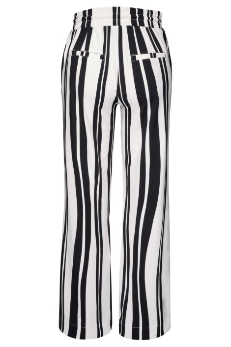 Kimara ecru dames broek | Achteraanzicht