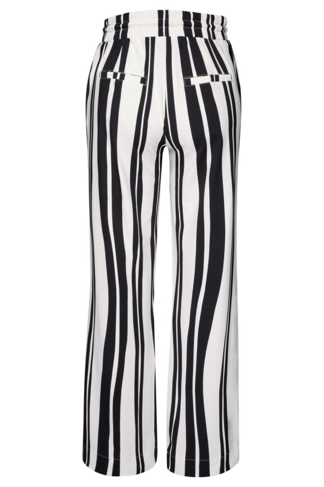 Kimara ecru dames broek | Achteraanzicht