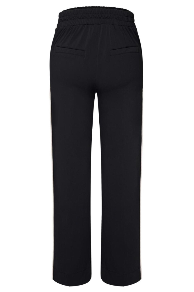 Kimara blauwe dames broek | Achteraanzicht