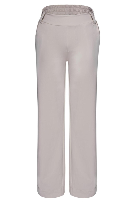 Kimara ecru dames broek | Vooraanzicht