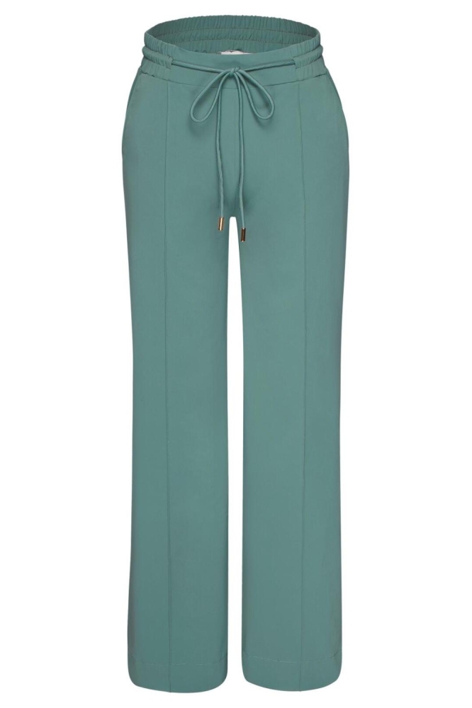 Kimara groene dames broek | Vooraanzicht
