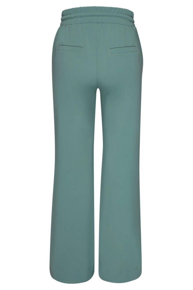 Kimara groene dames broek | Achteraanzicht