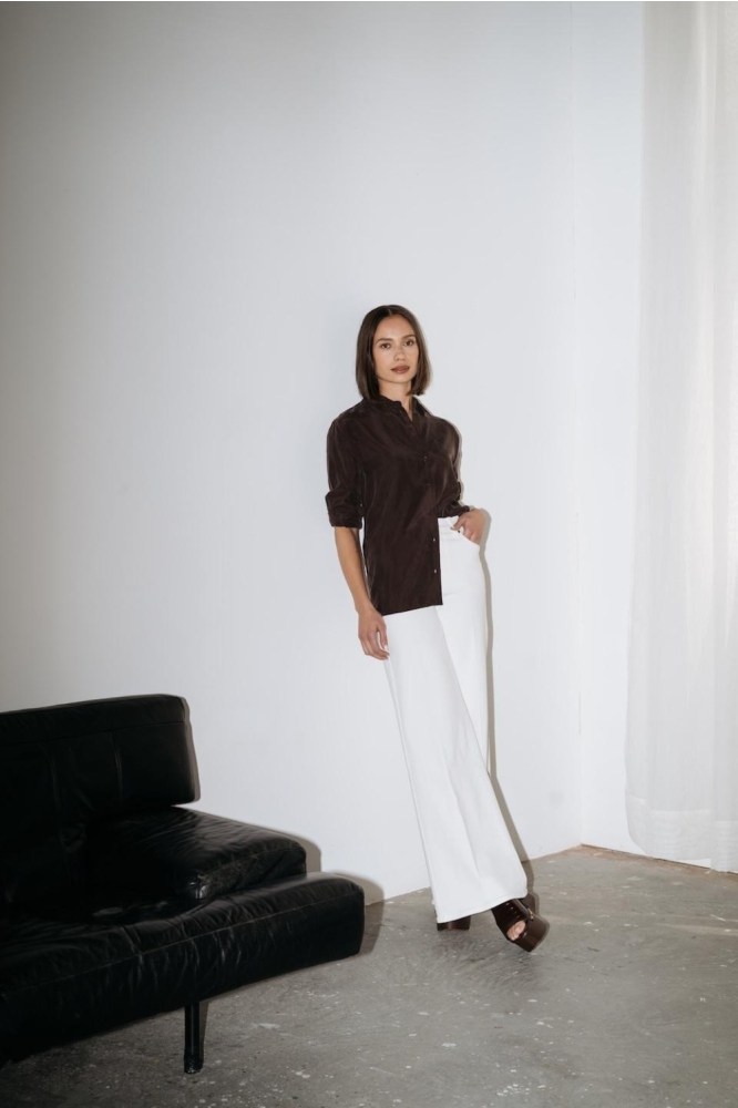 Dnm pure witte dames jeans | Sfeerbeeld, In situatie