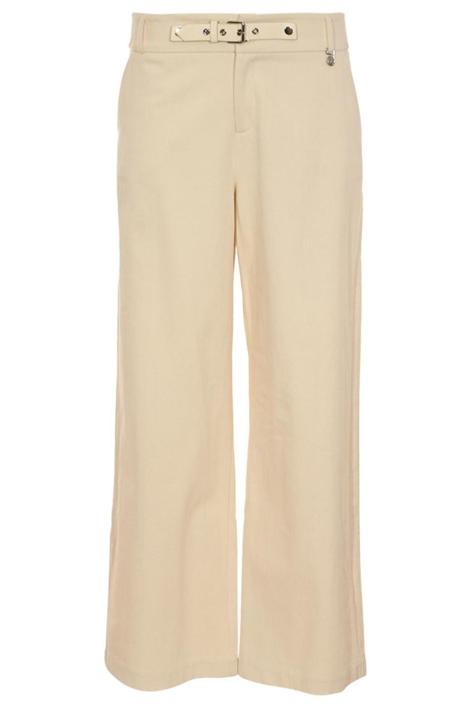 Zizo ecru dames broek | Vooraanzicht