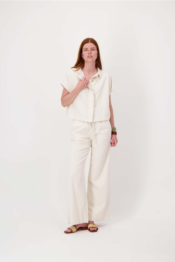 Zusss beige dames broek | Model