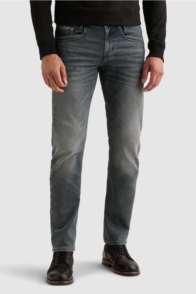 PME legend blauwe heren jeans | Model vooraanzicht