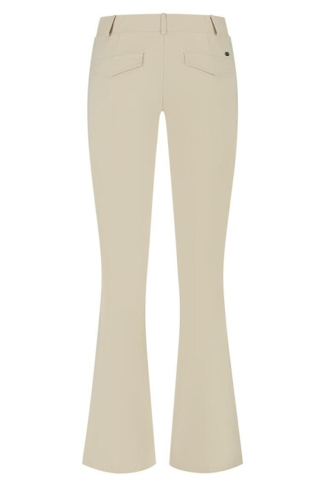 Lady Day beige dames broek | Achteraanzicht
