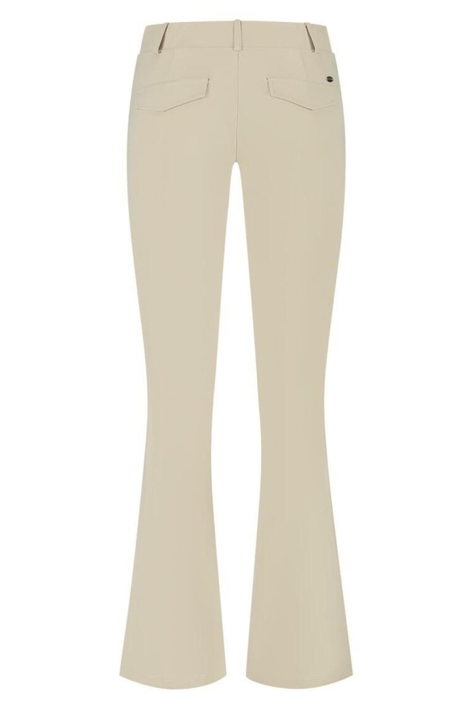 Lady Day beige dames broek | Achteraanzicht