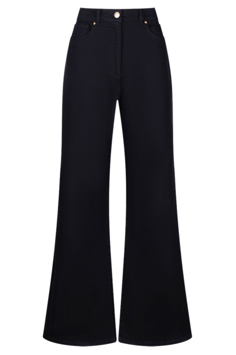 Nukus zwarte dames jeans | Vooraanzicht