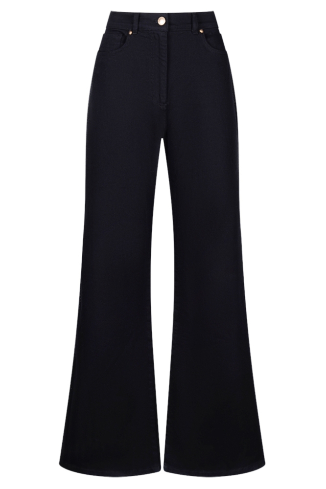 Nukus zwarte dames jeans | Vooraanzicht