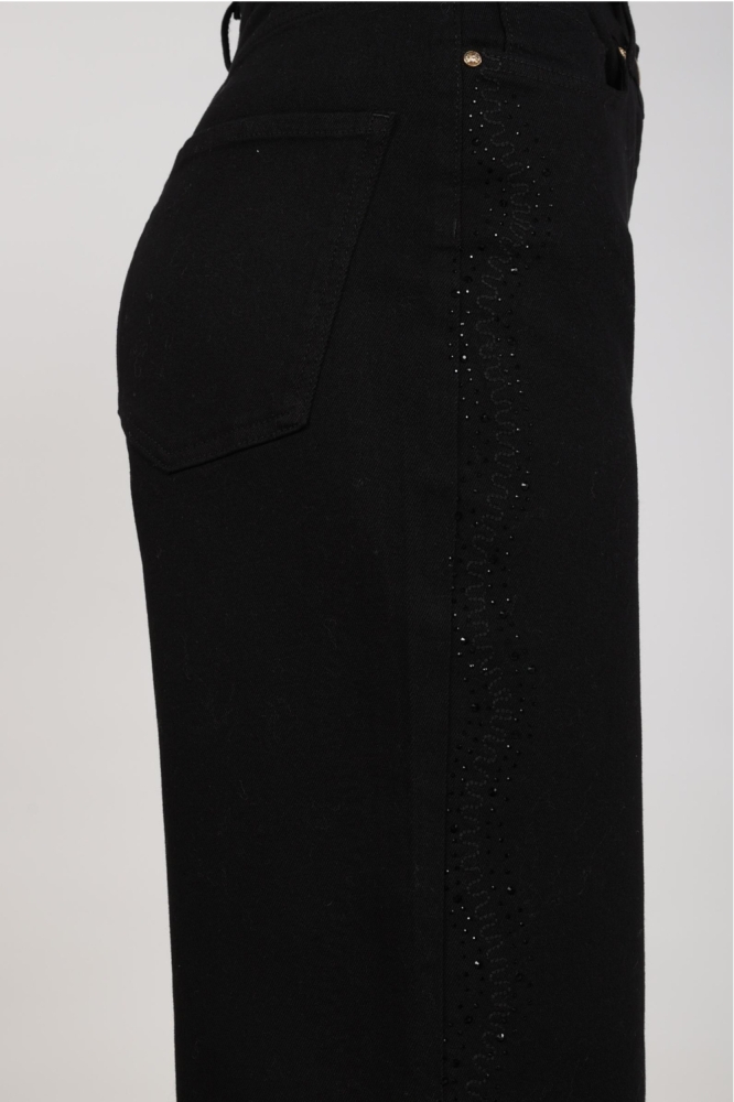 Nukus zwarte dames jeans | Close up
