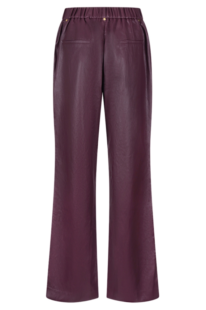 Nukus bordeaux dames broek | Vooraanzicht