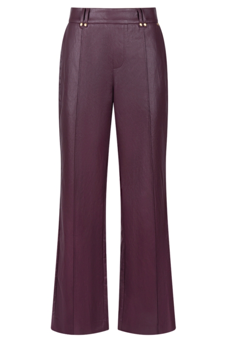 Nukus bordeaux dames broek | Achteraanzicht