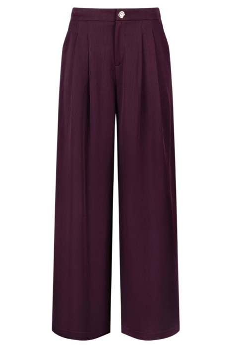 Nukus bordeaux dames broek | Vooraanzicht