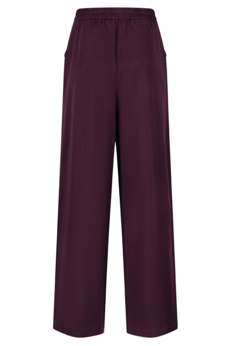 Nukus bordeaux dames broek | Achteraanzicht