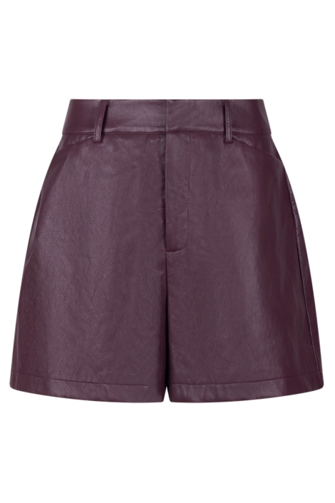 Nukus bordeaux dames korte broek | Vooraanzicht