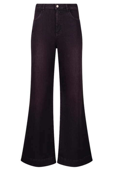 Nukus bordeaux dames jeans | Vooraanzicht