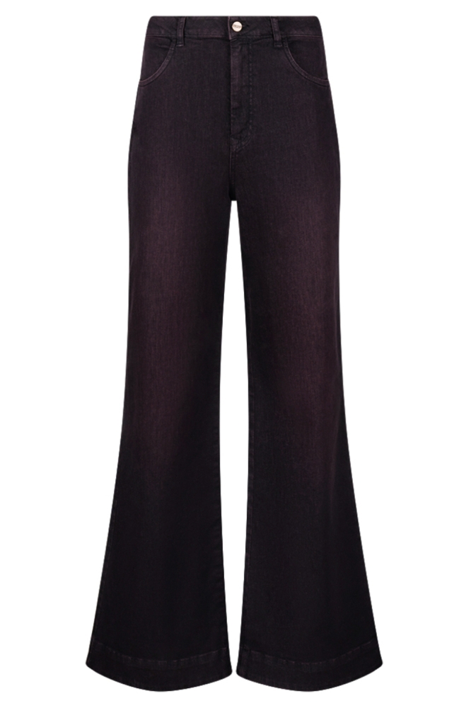 Nukus bordeaux dames jeans | Vooraanzicht