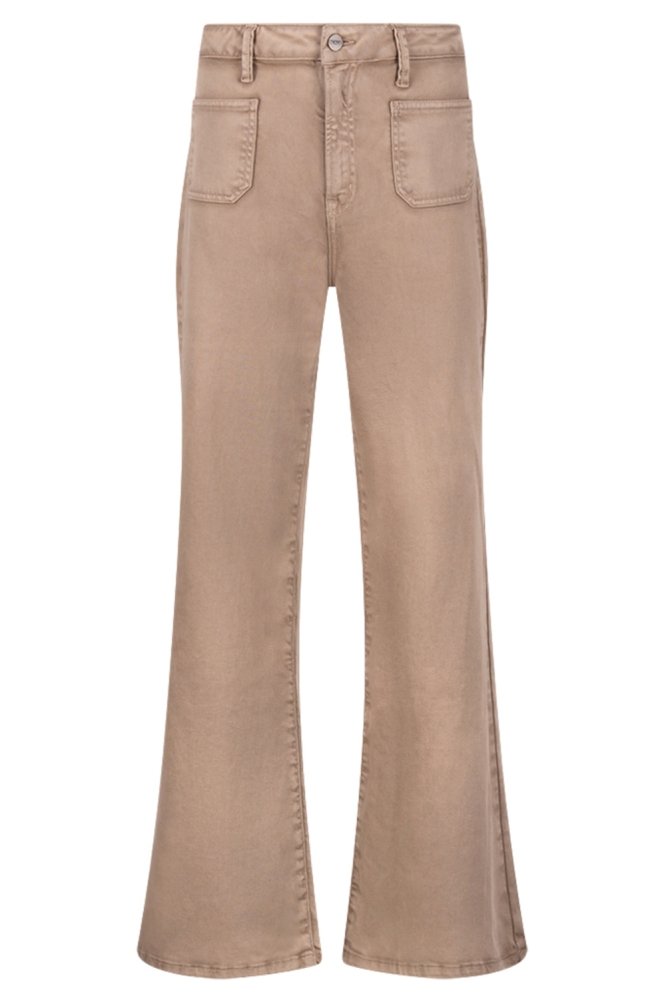 Nukus camel dames broek | Vooraanzicht