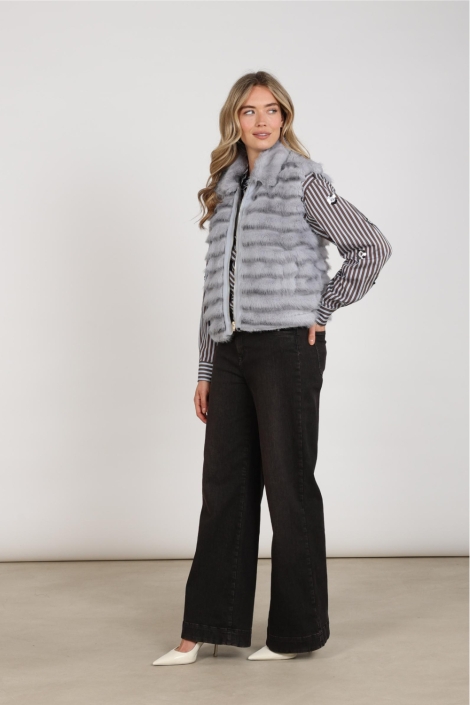 Nukus bruine dames broek | Model