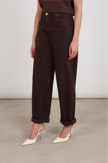 Nukus Jeans PETRA PANTS NKF09097 334 chocolate