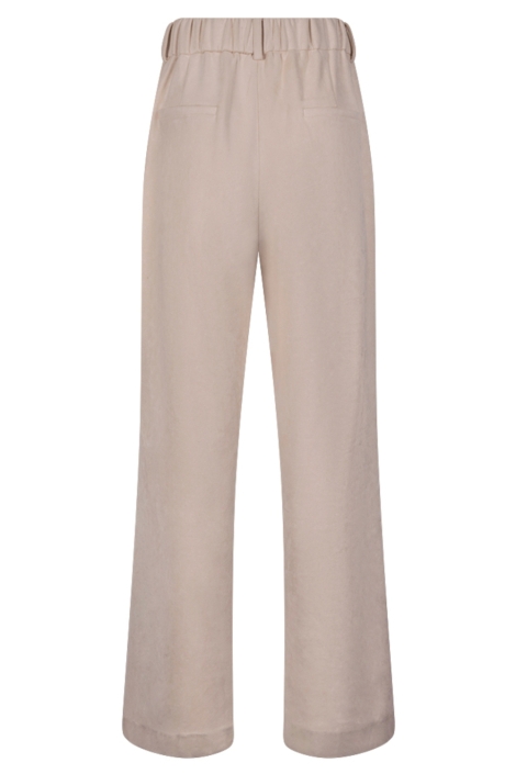 Nukus beige dames broek | Achteraanzicht
