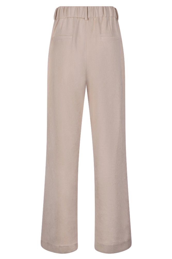 Nukus beige dames broek | Achteraanzicht